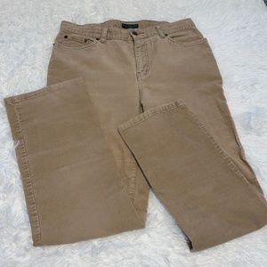Lauren Jeans Co tan Corduroy Pants 10Petite